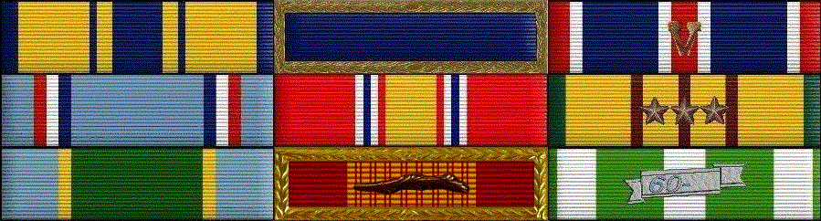       - My Medals, Ribbons, and Awards -

- Click here for military records information -