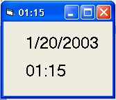 Visual Basic Clock