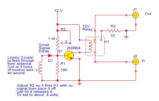 Transmit relay schematic