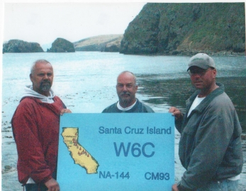 This is from the mini Dx Pedition I went on during the VHF UHF contest in June 2006, from left to right, Larry KF6JOQ, Terry N6AJ, and me WI6J.