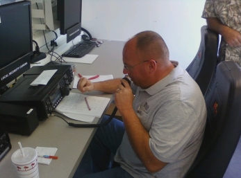This is a picture of me at the 2010 International Dx convention in Visalia, Ca operating the K6V special event station.