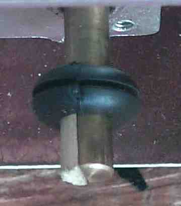 Grommet on Capacitor shaft