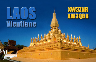 Qsl card represent The Big Stupa