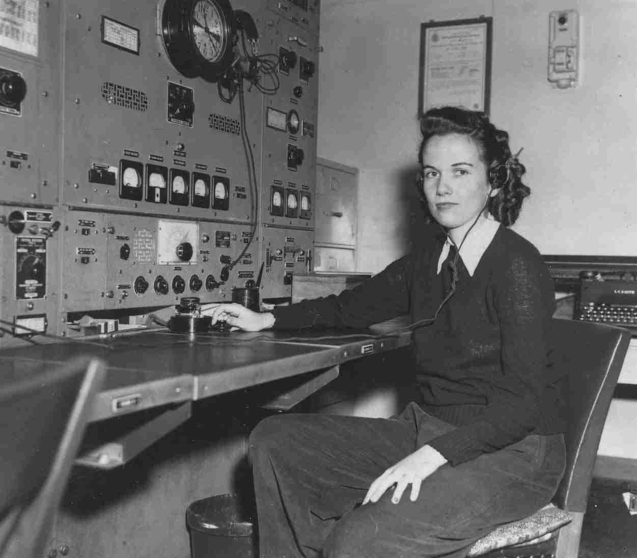 Olive In Siranger's Radio Room