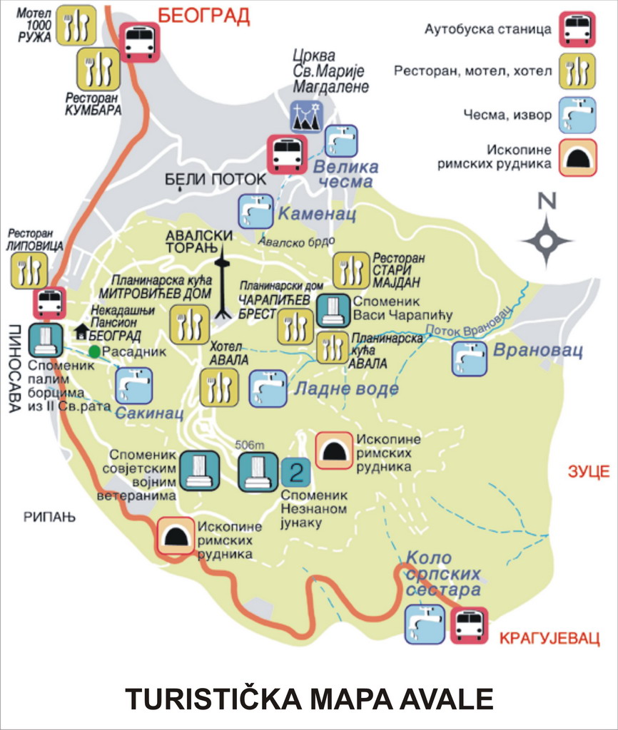 Mapa Beograda Avala Superjoden