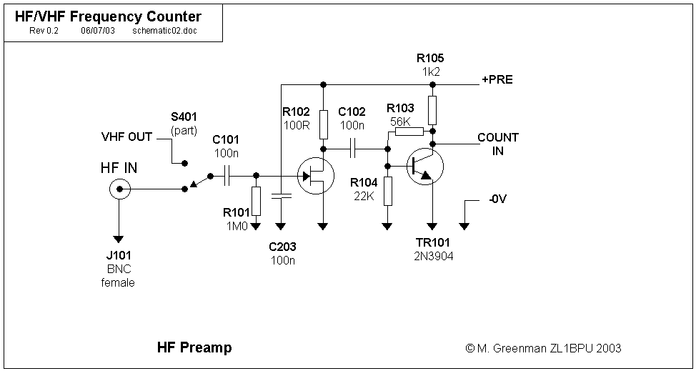 audio preamp circuit