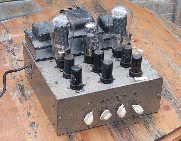 Concert Master vintage valve amplifier