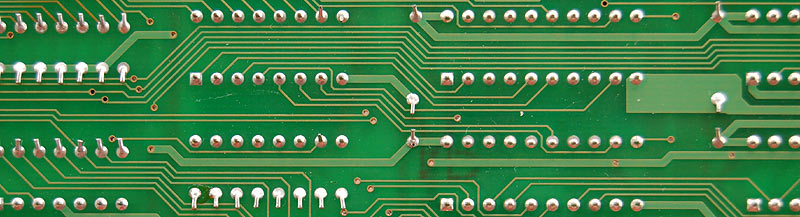 Page title graphic: a circuit board, by Andrew Westcott M0WAN