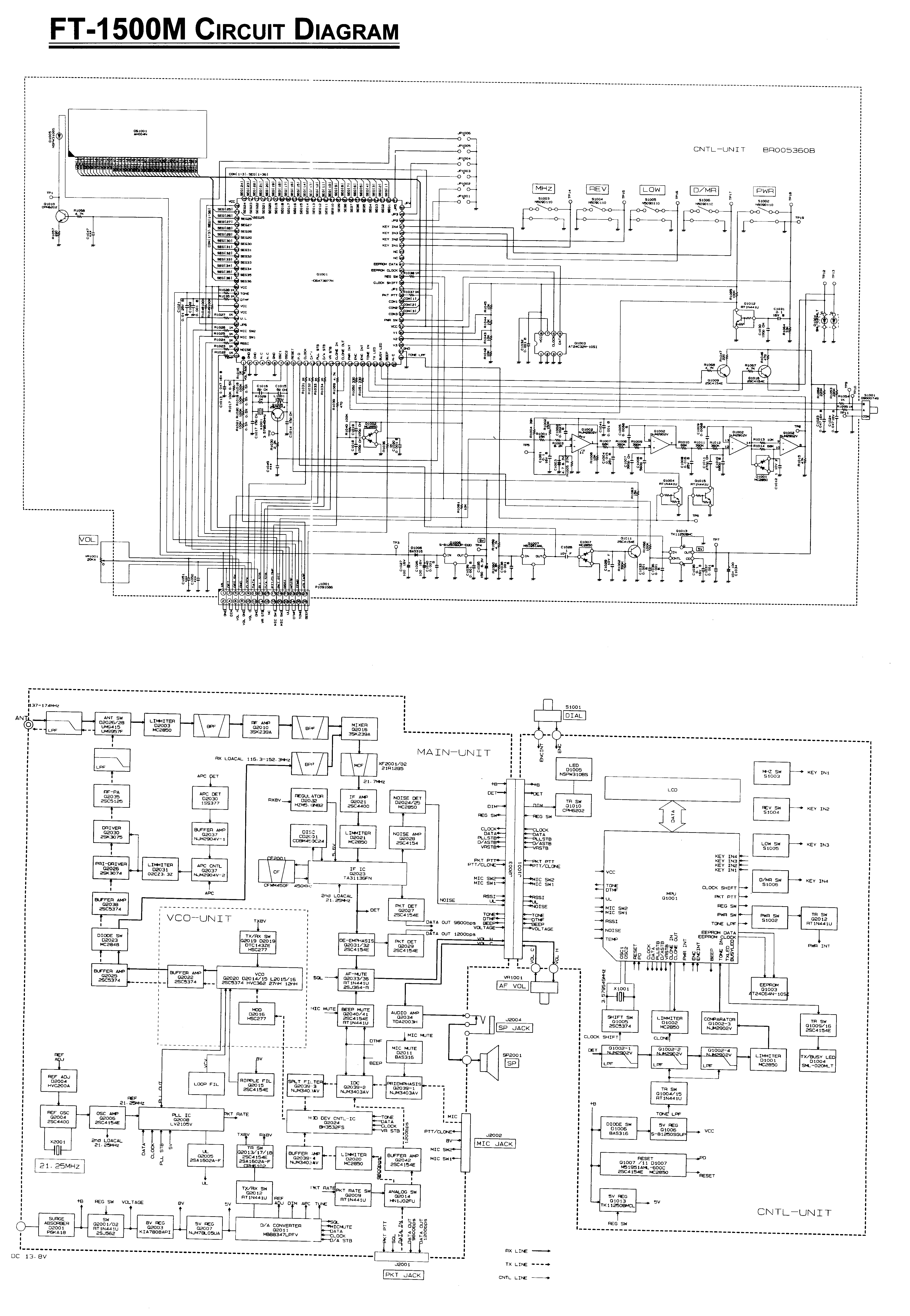 Yaesu FT-100/100D Service Manual Full Size Color 11" X 17" Foldout Schematics! 