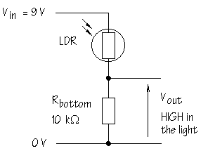 it's a . . . voltage divider!
