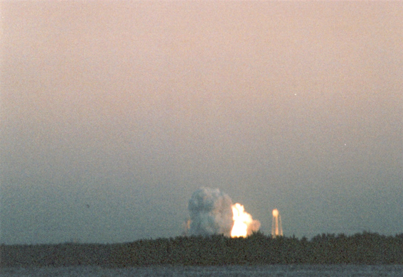 Engines light up.