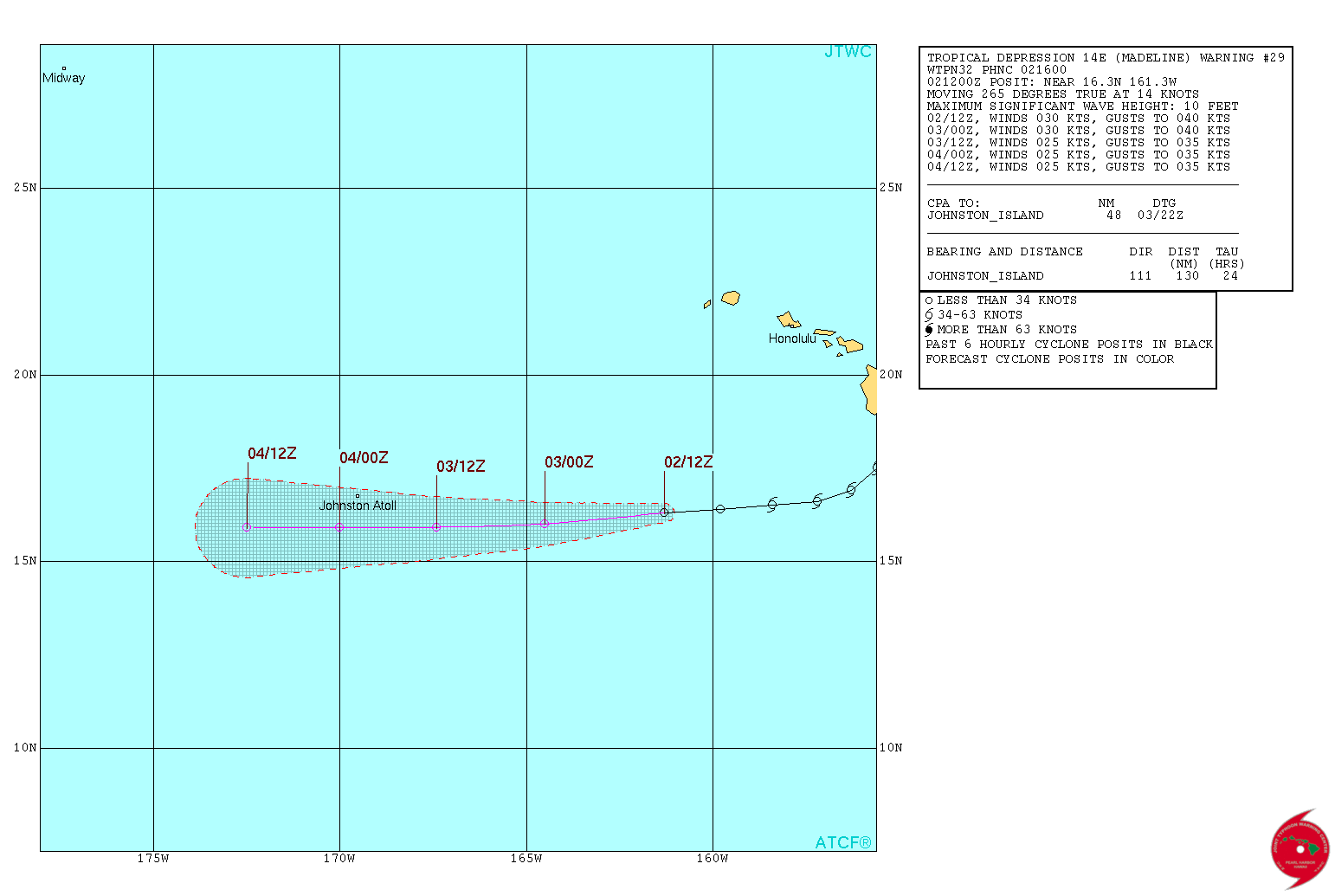 JTWC TS 14 2016 Forecast 29