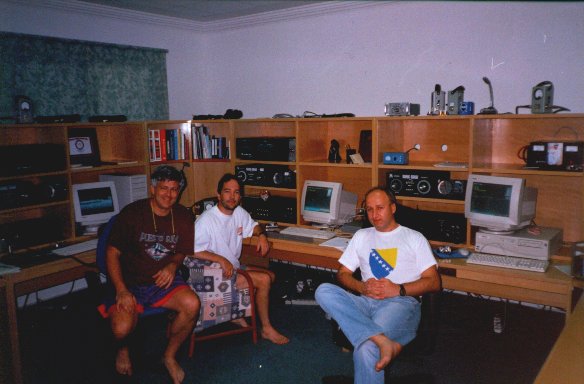 Rich KE3Q, Bernie W3UR and Edin T97M