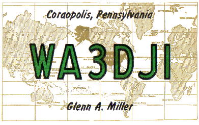 WA3DJI QSL card