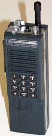 Motorola HT-220 with DTMF front. Photo courtesy Michael Wright. 