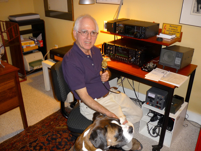 View of me and Maxie in our shack. Photo: GGSF