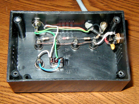 Internal view of DVR/Keyer Controller.