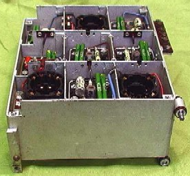 Receiver IF chassis of WWII German Army 15W.S.E.a radio. Click for more info. Courtesy Helge LA6NCA.