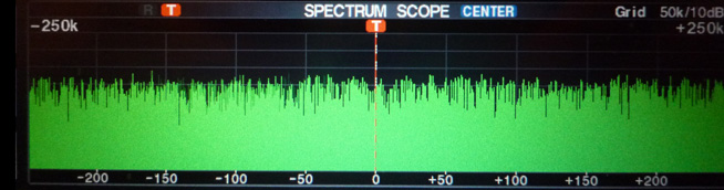 Fig.2: Noise spectrum with Digi-Sel off.
