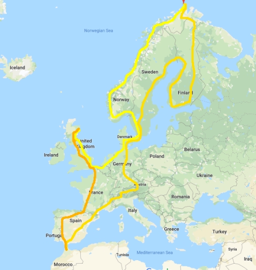 AE0Q Europe trip 1977