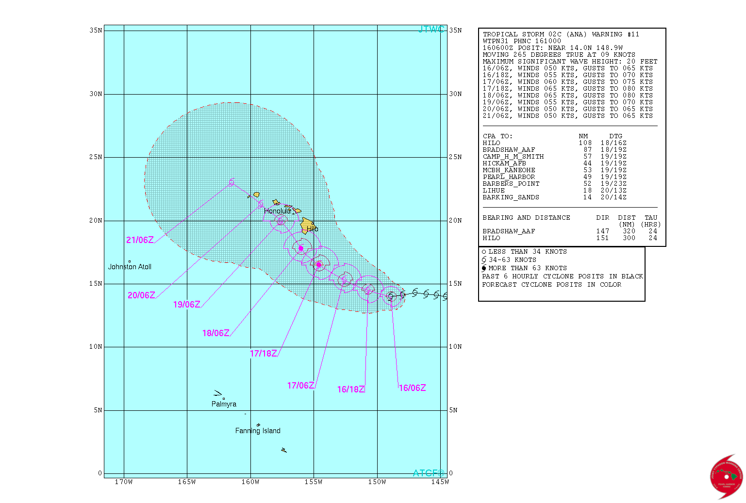 JTWC TS 02 2014 Forecast 11