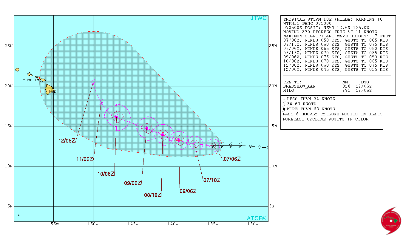 JTWC TS 10 2015 Forecast 06