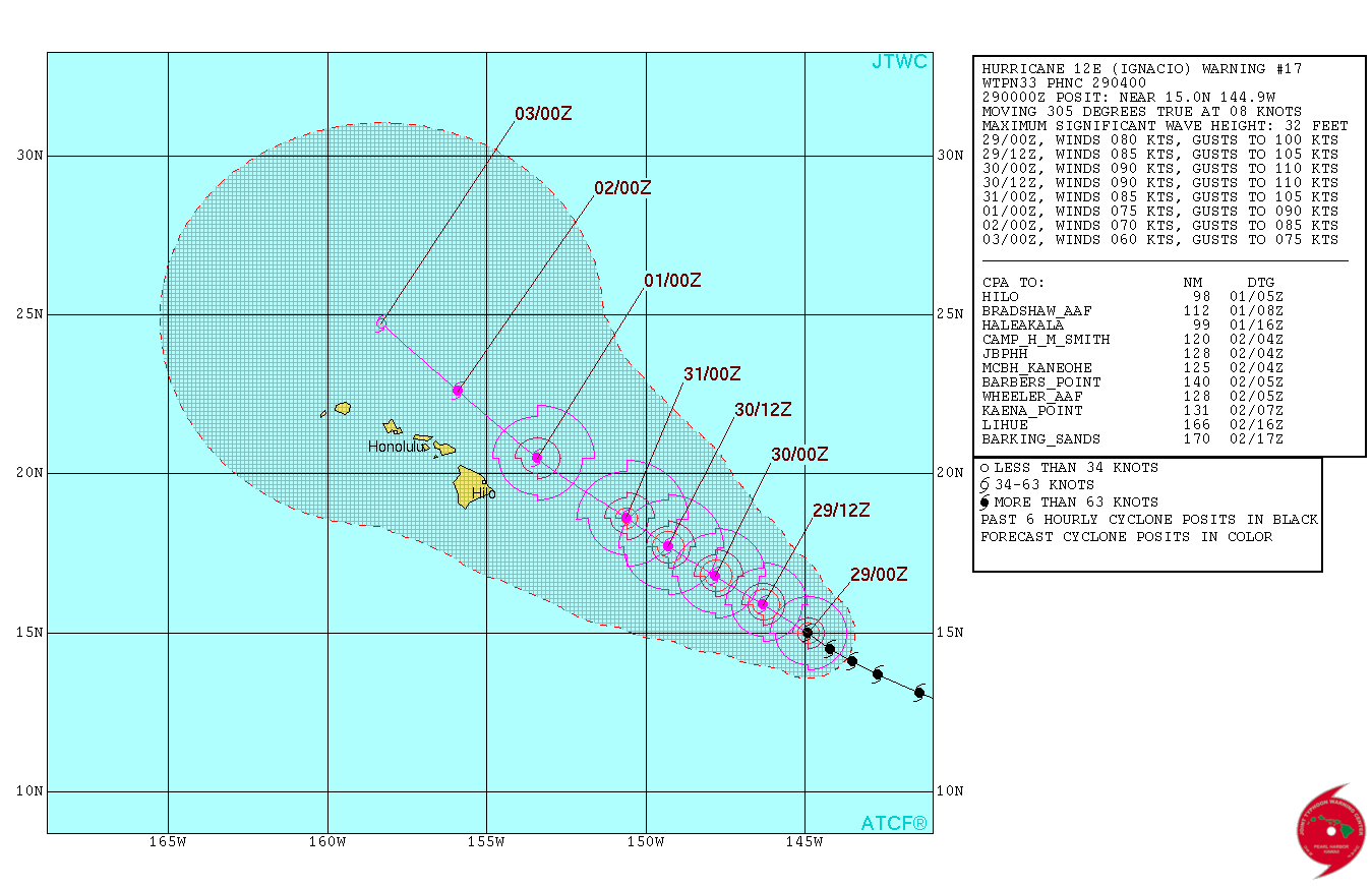 JTWC TS 12 2015 Forecast 17