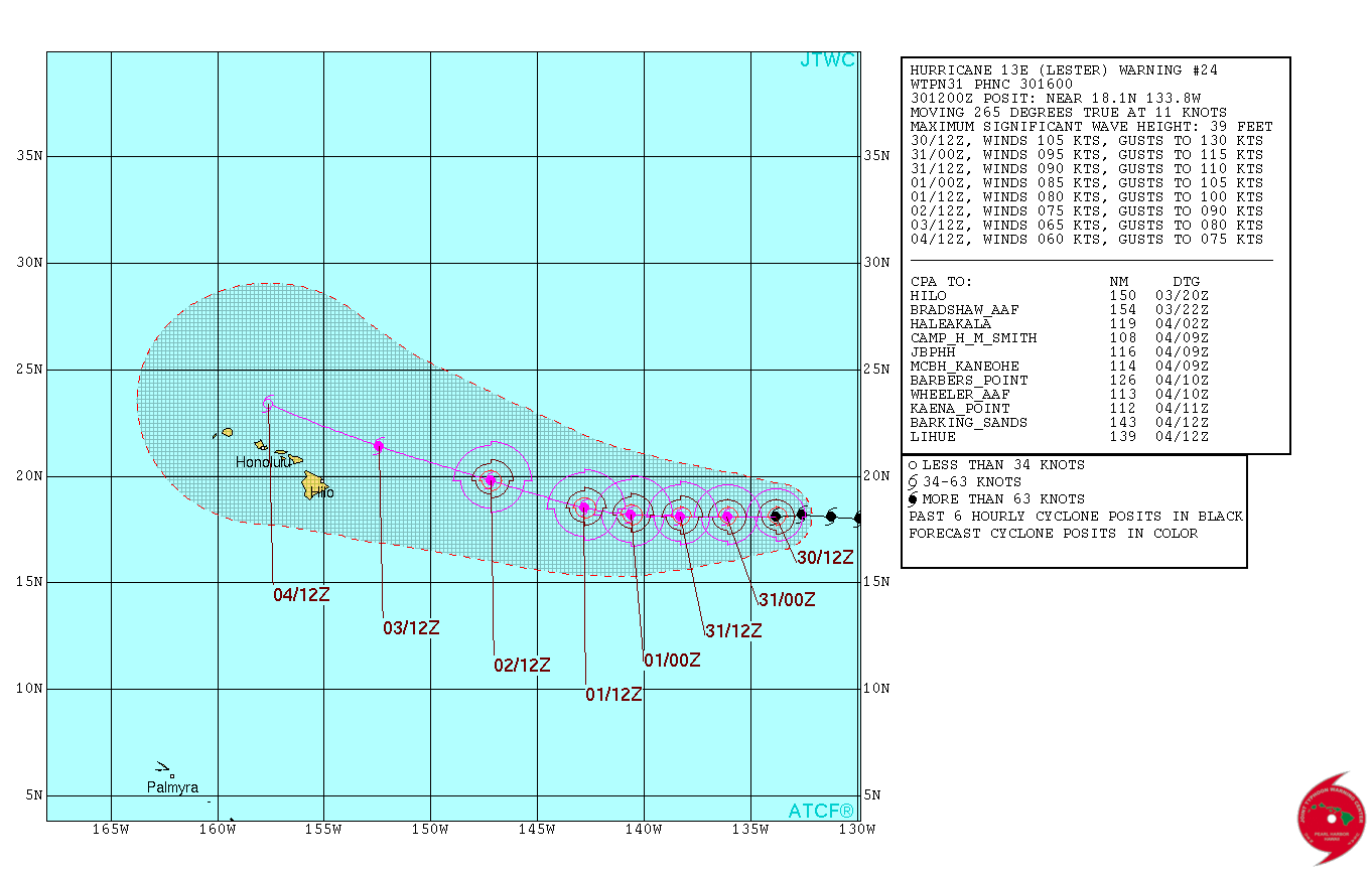 JTWC TS 13 2016 Forecast 24