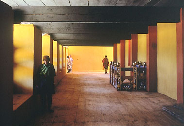 A corridor in a Dzong