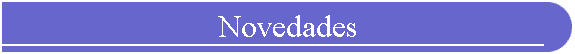 Novedades