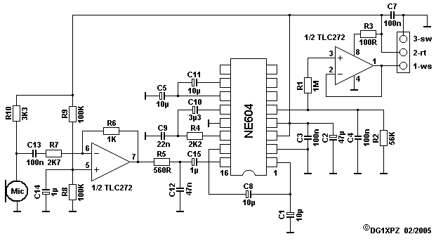 Schaltplan Schallpegel-Sensor