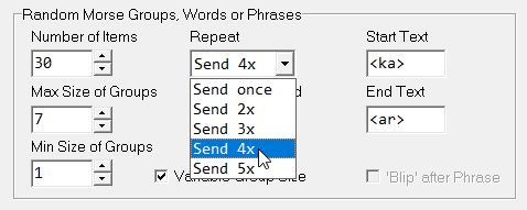 How to select repeats