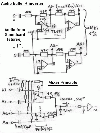 schematic diagram of LF exciter, prototype