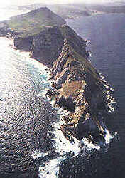 Cape Point aus der Luft / Cape point air view