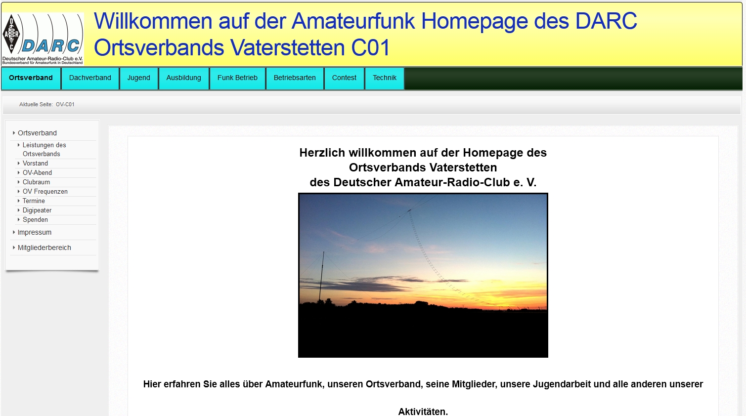 Homepage DARC OV-C01
