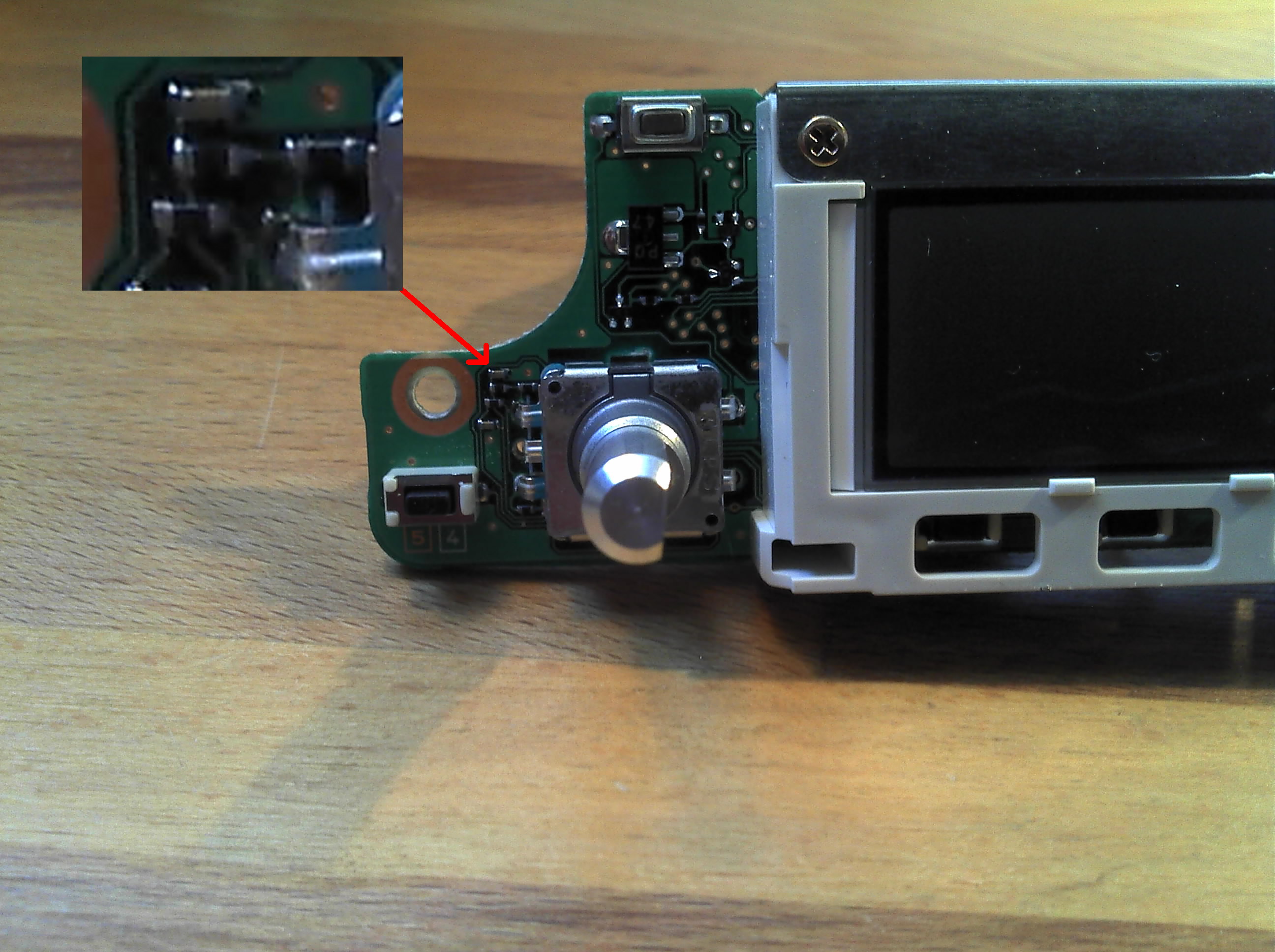 FT-817 - Rotary-Encoder mit Micro-SMD Bauelementen