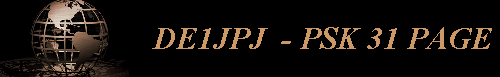 DE1JPJ  - PSK 31 PAGE
