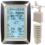 WS3600, 433MHz, Außen-Temp/-Hygro/-Wind-/Regen, Innen-Temp/-Hygro, Luftdruck,DCF77 , PC-Interface, Touchscreen