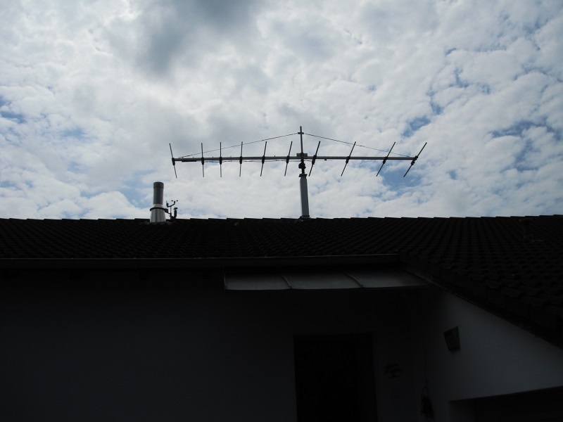 on the roof