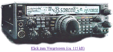 YAESU FT-847 KW/6m+2m+70cm DSP-Transceiver