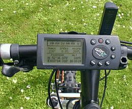 GPS-II auf dem Bike