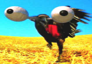 SSTV image The Raven / SSTV image 'The door'