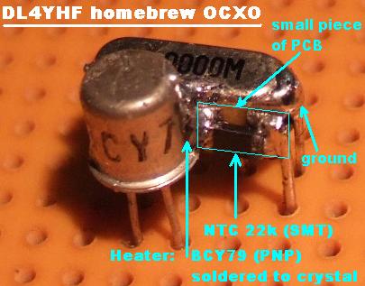 Heart of the homebrew OXCO, top view