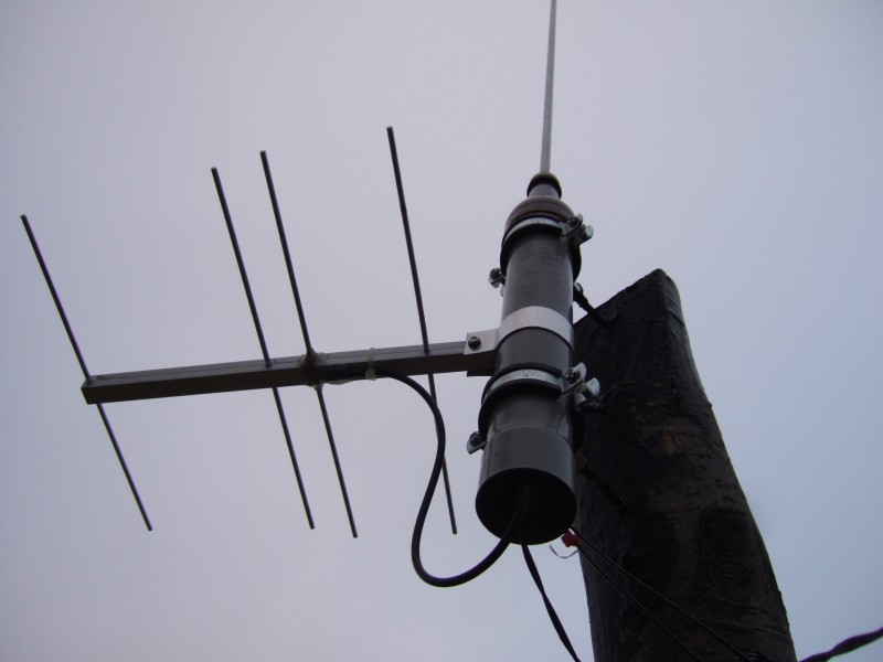 VLF / UHF transponder, closeup on location