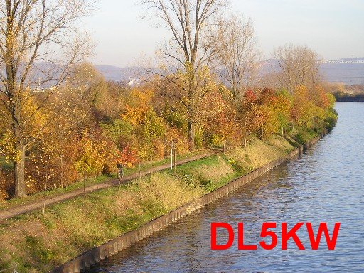 I live here at the river Neckar