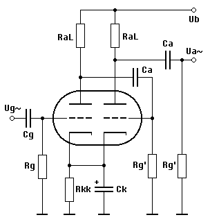 Cascade Amplifier Using Triodes