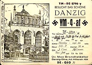  One of his SWL-QSL from 1932-1938
