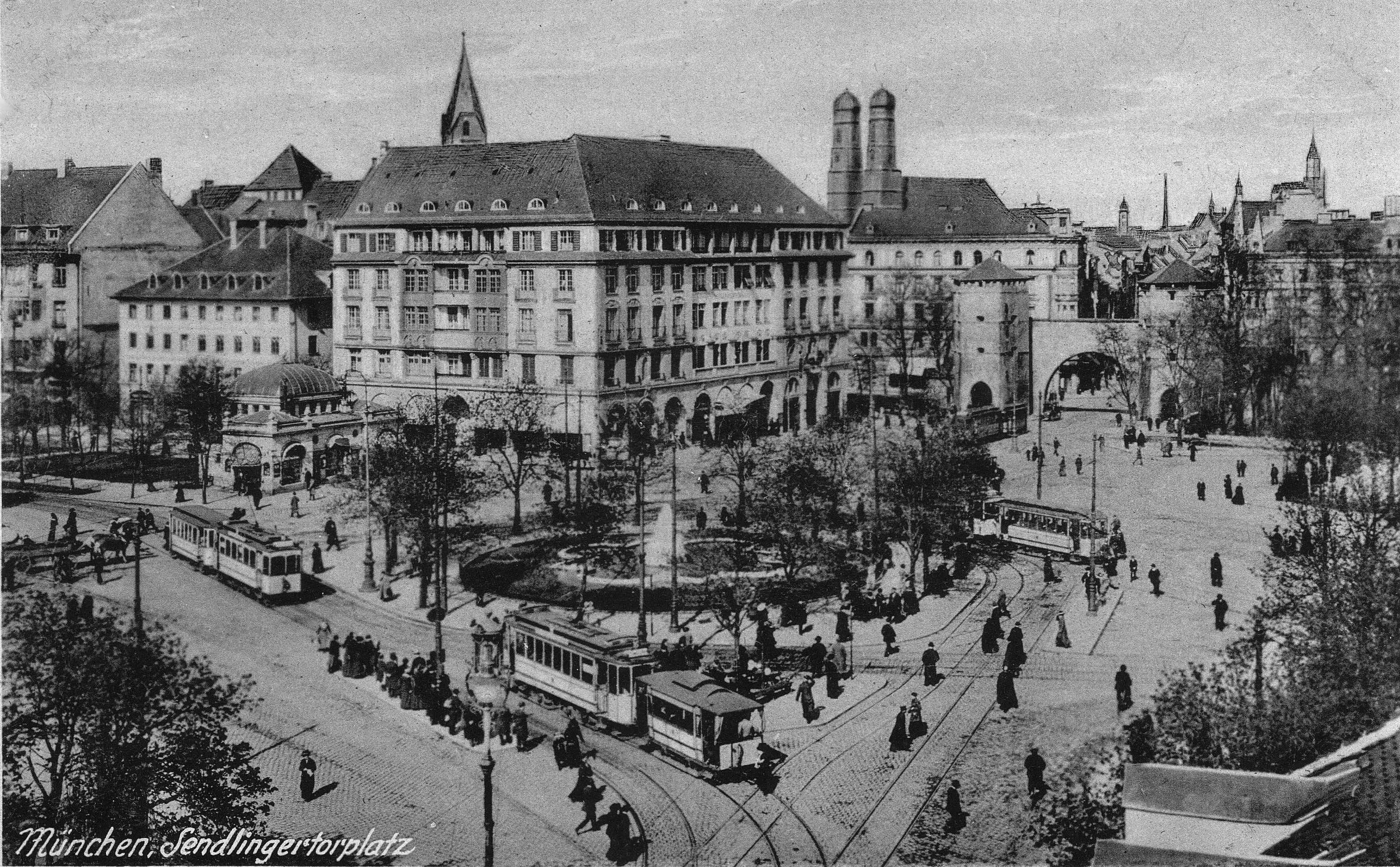 Sendlingertorplatz übernahm sehr wahrscheinlich Willi Graf, Postkarte gelaufen 7.9.1943, Privatbesitz