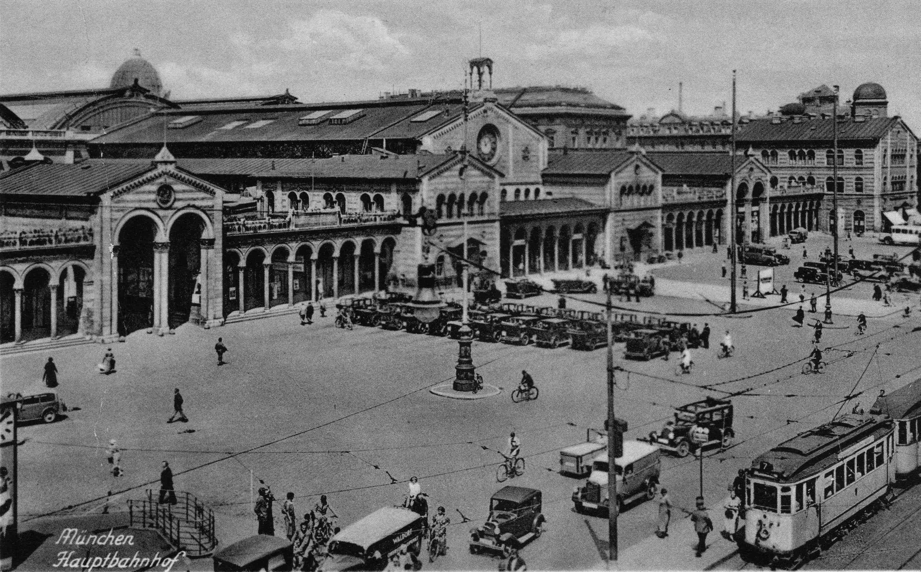 Hans Scholl, Hauptbahnhof, Postkarte gelaufen 6.10.1942, Privatbesitz