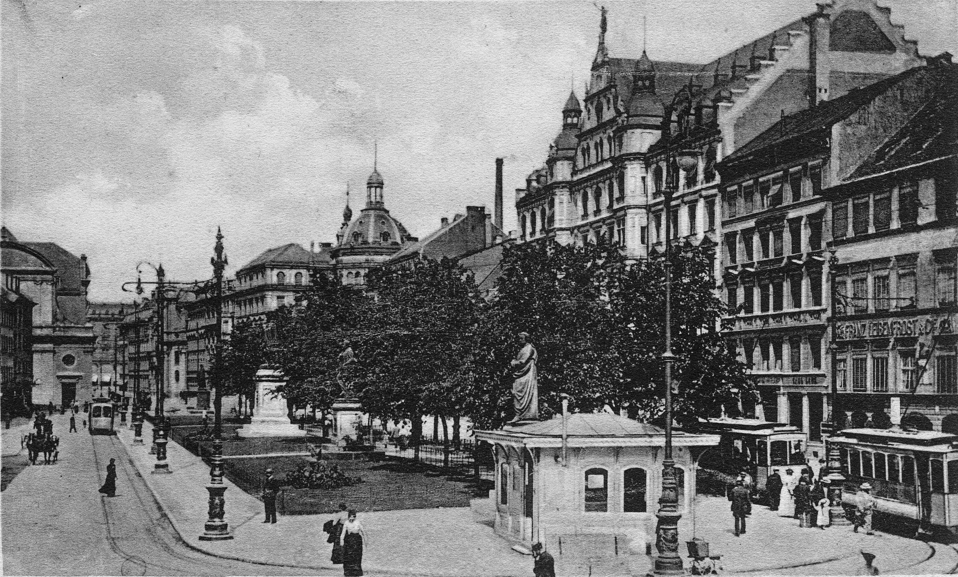 Hans Scholl, Promenadenplatz, (früher Ritter-von Epp-Platz), Postkarte ungelaufen, Pri-vatbesitz